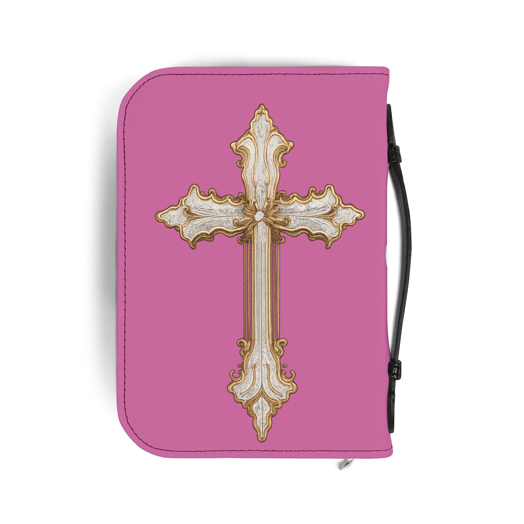 "I'm Going to Let God Fix It Because If I Fix It I'm Going to Jail" Bible Cover - Pink