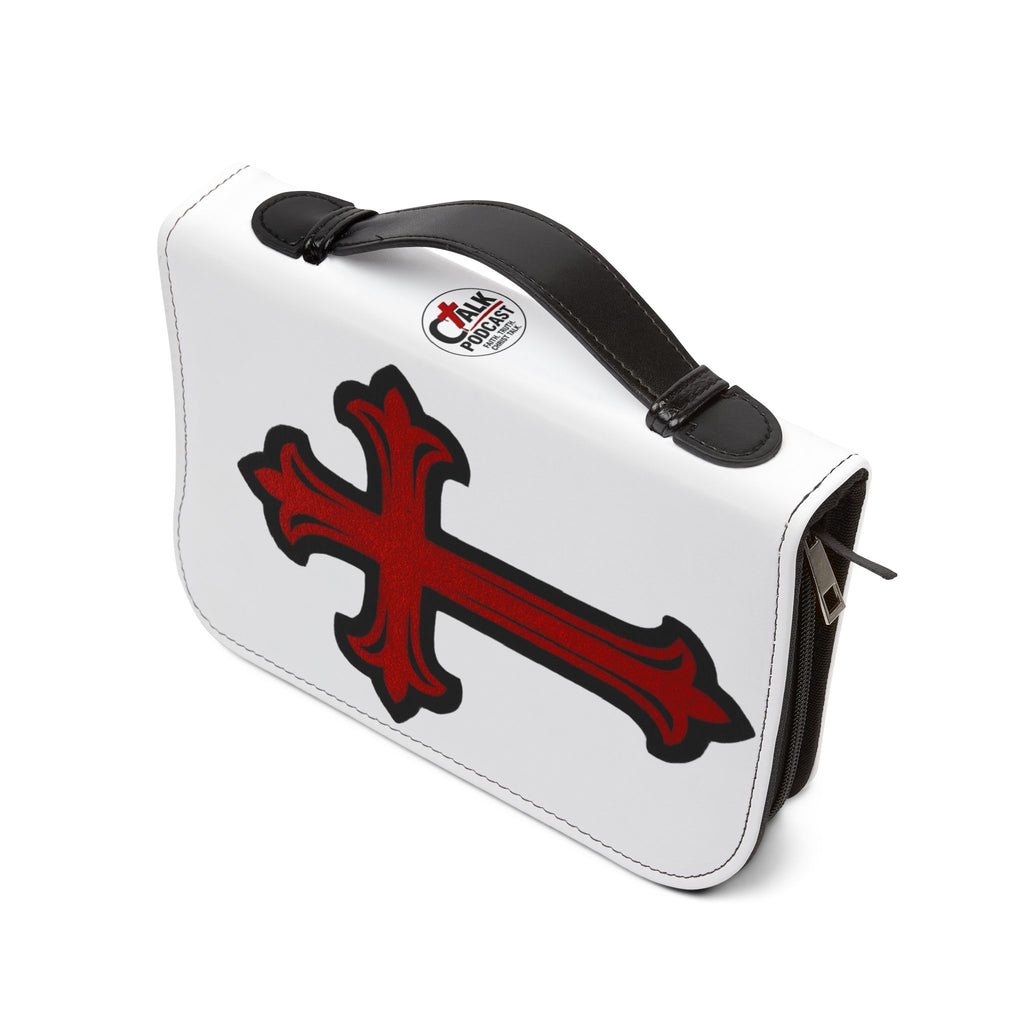 "I'm Going to Let God Fix It Because If I Fix It I'm Going to Jail" Bible Cover - White