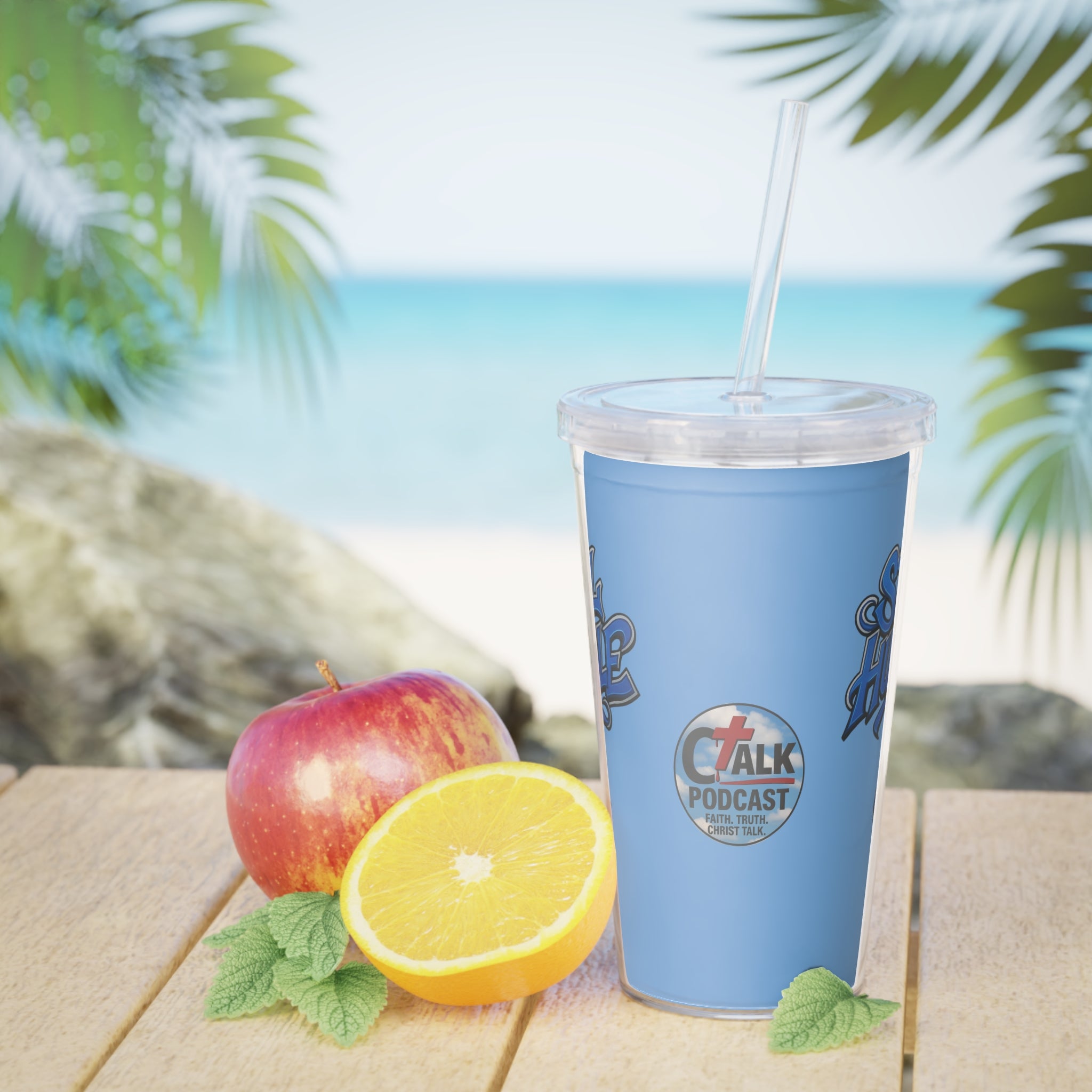 Still Humble Plastic Tumbler with Straw