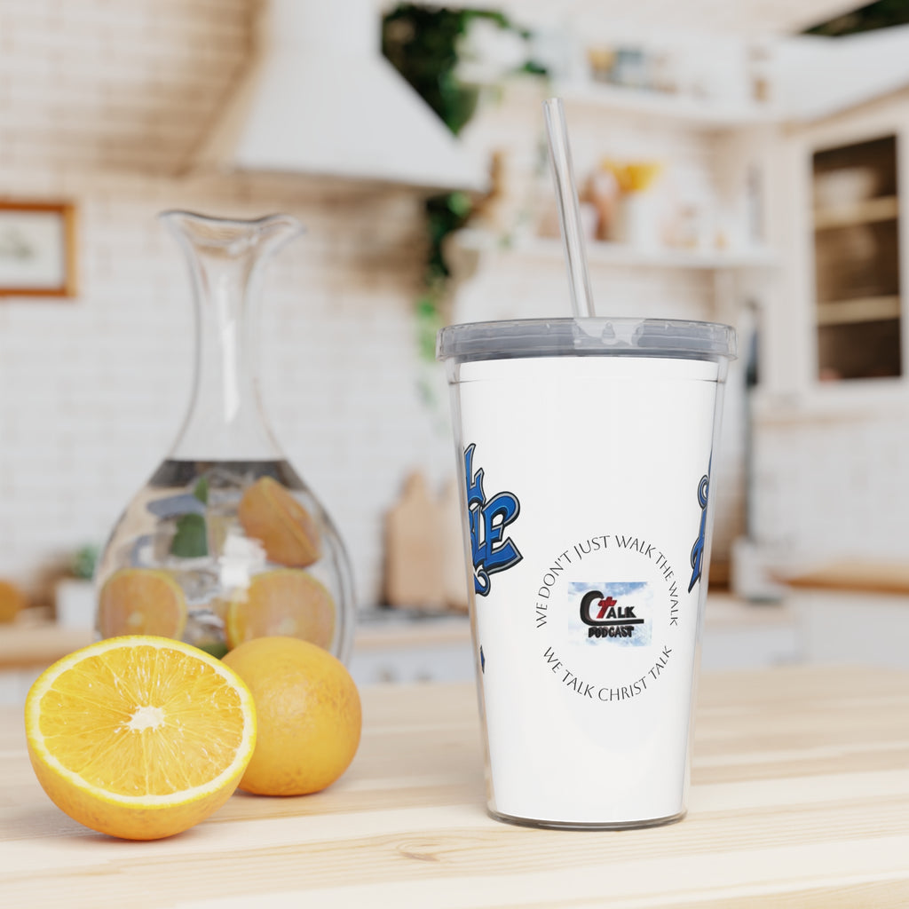 Still Humble Plastic Tumbler with Straw