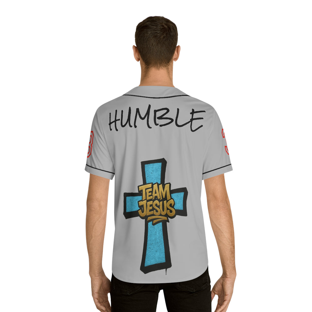 BLUE Team Jesus Baseball Jersey