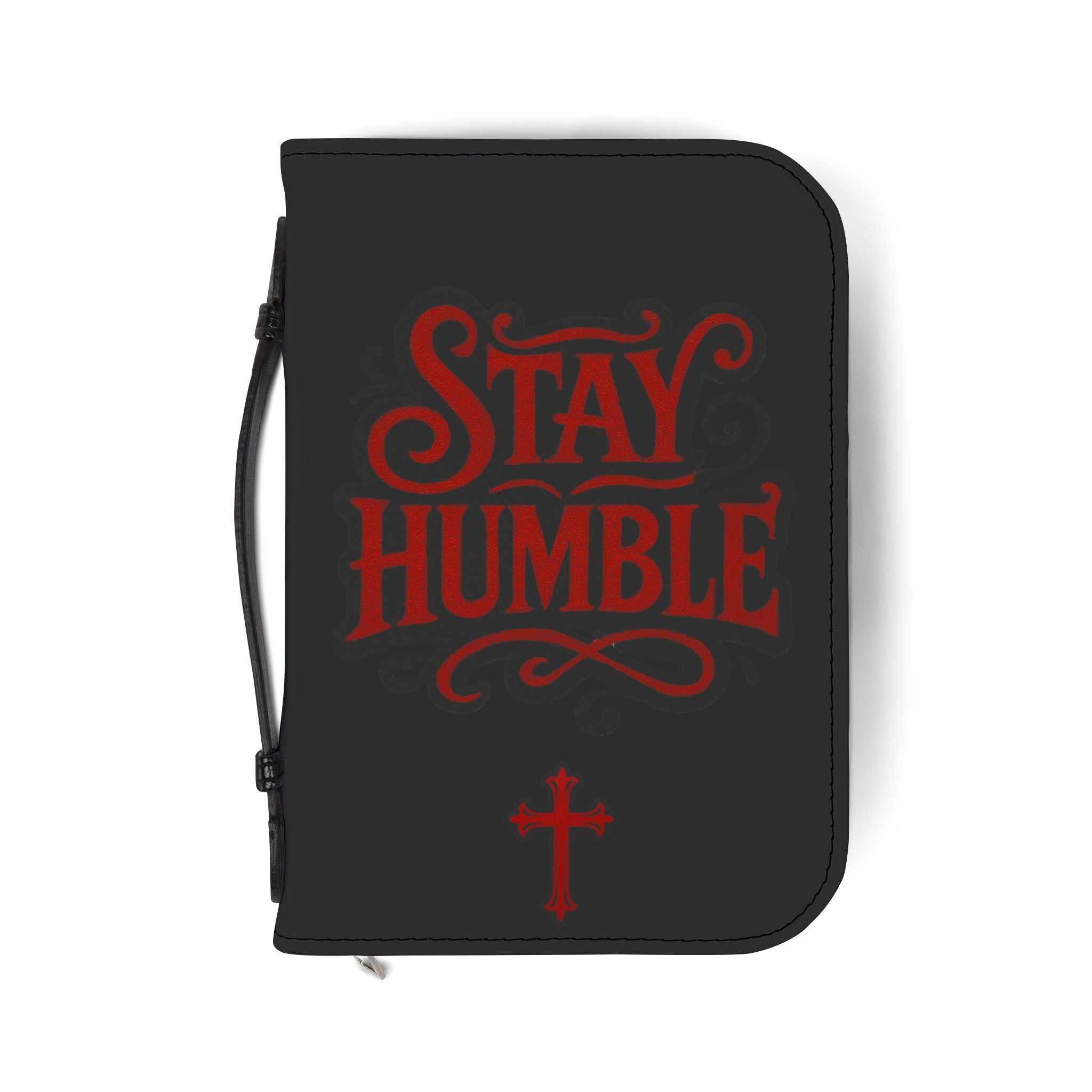 STAY HUMBLE Bible Cover - Black