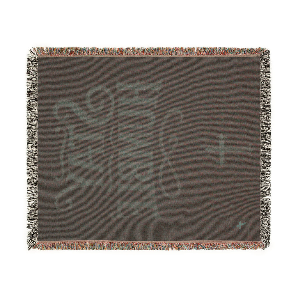 STAY HUMBLE Woven Blanket