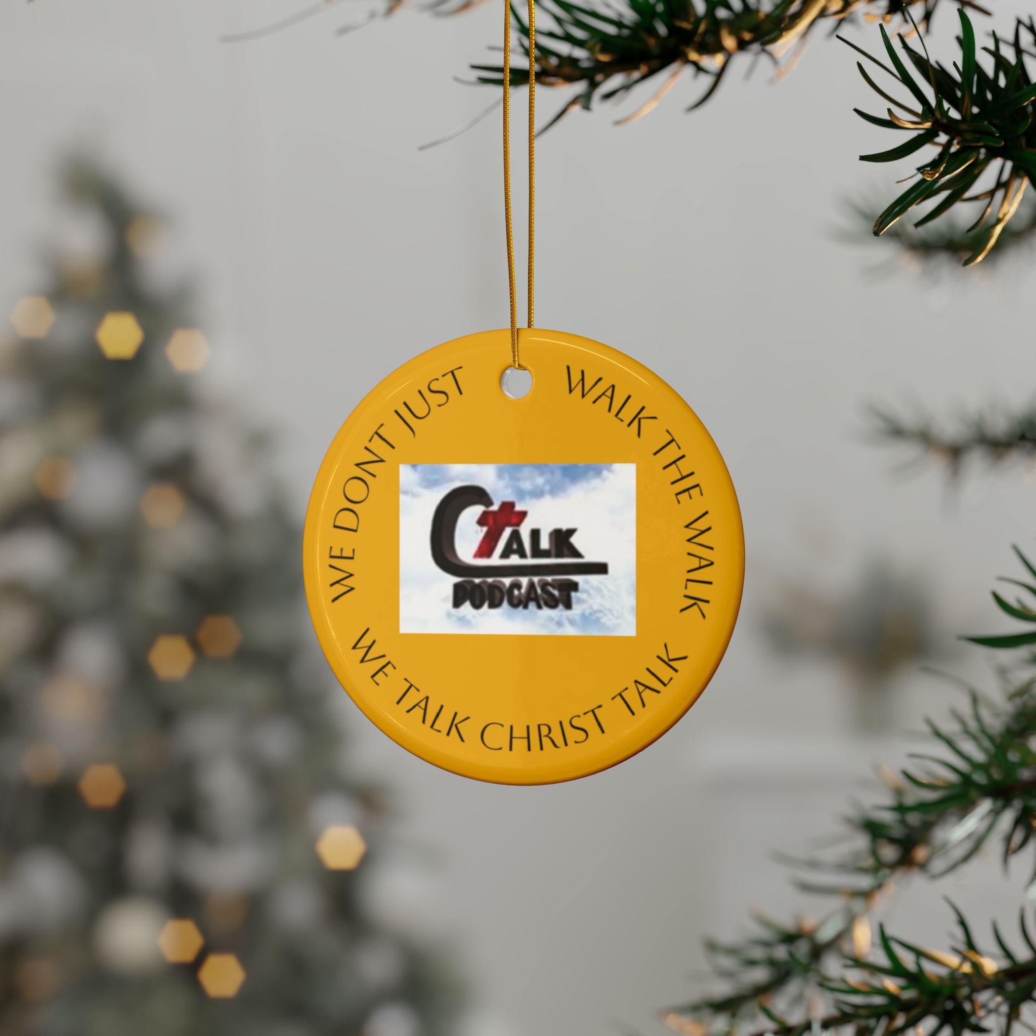 Signature Christ Talk Christmas Ornament