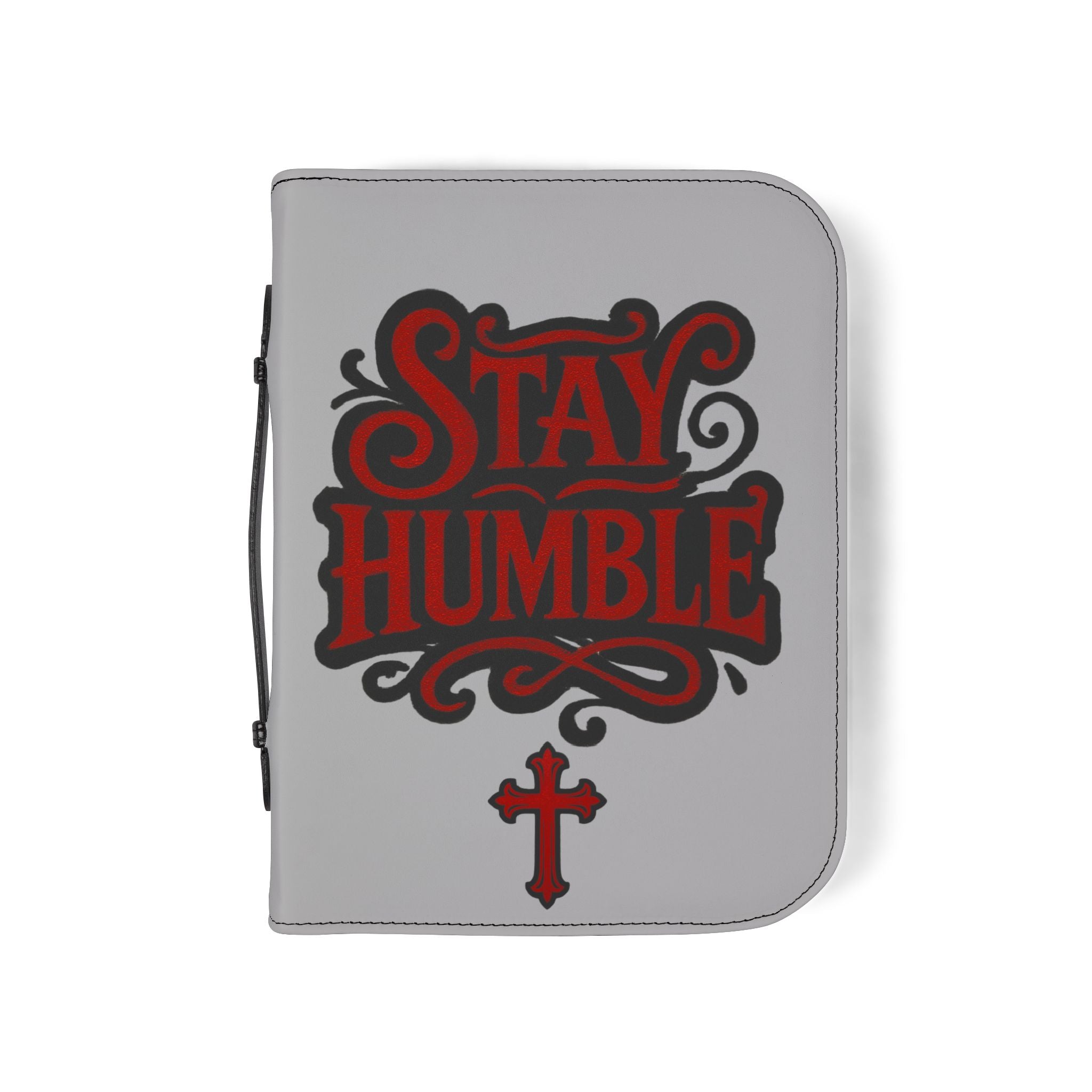 STAY HUMBLE Bible Cover - Gray