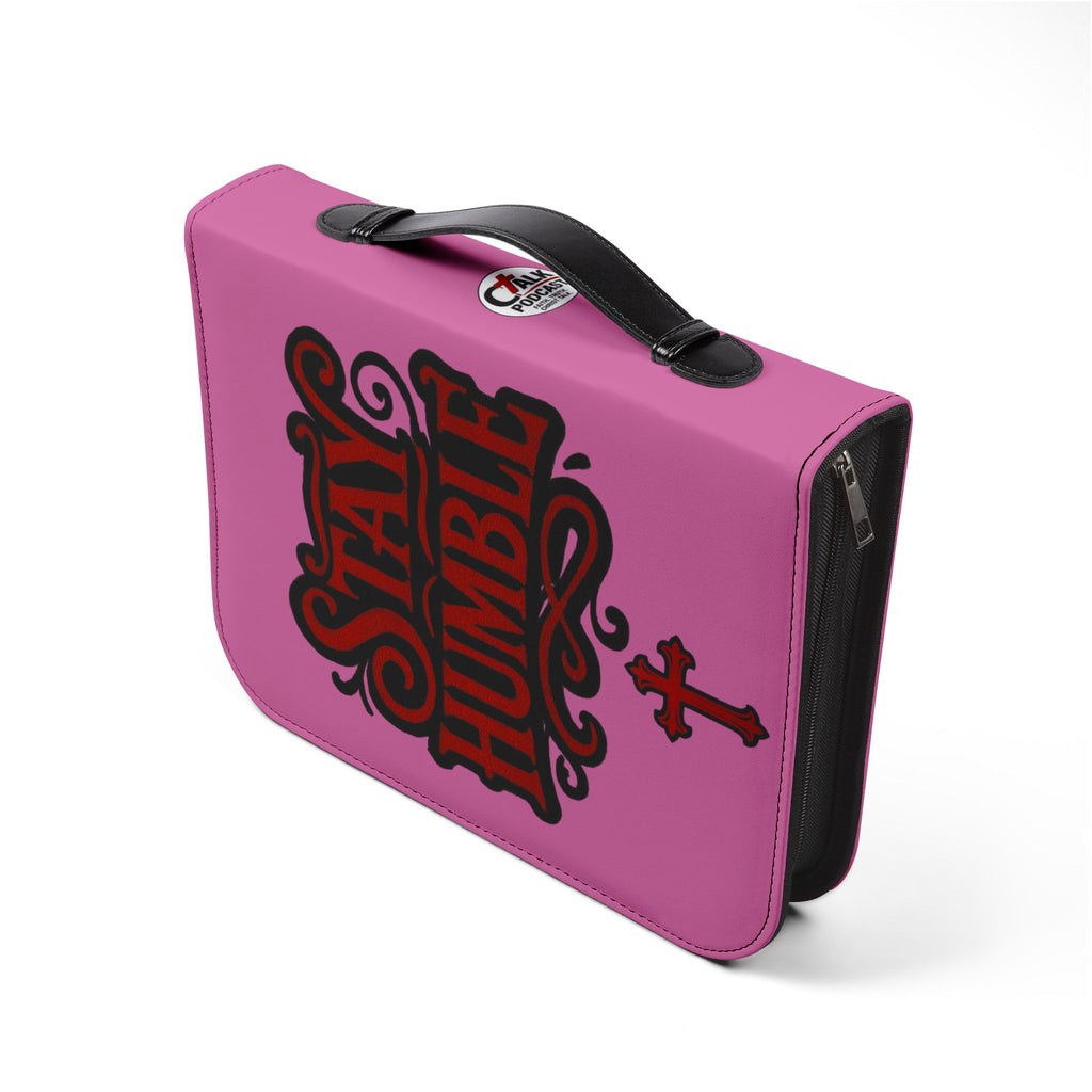 STAY HUMBLE Bible Cover - Pink