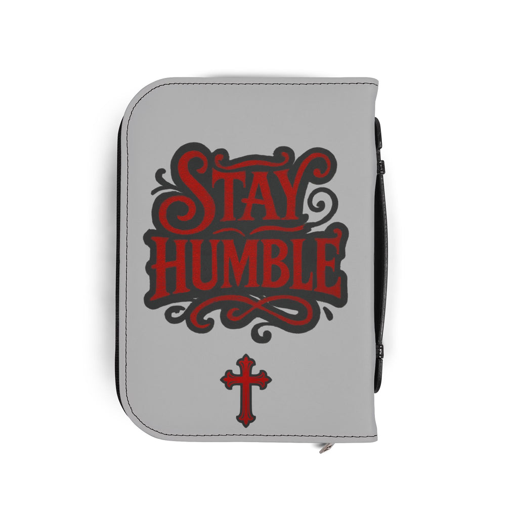 STAY HUMBLE Bible Cover - Gray