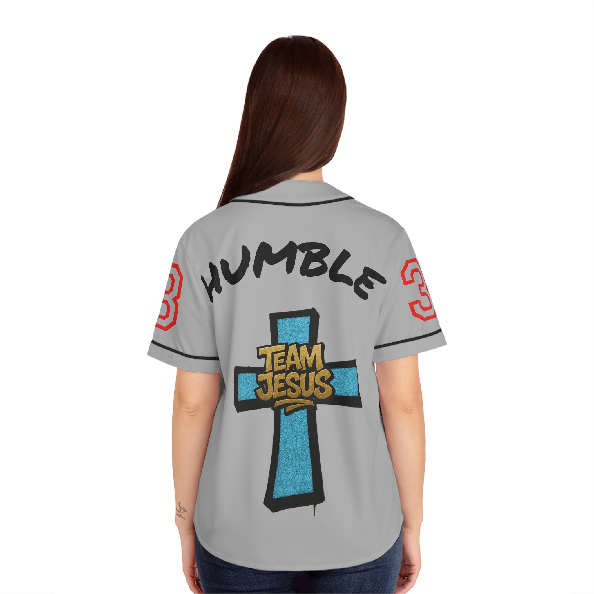 BLUE Team Jesus Women's Jersey