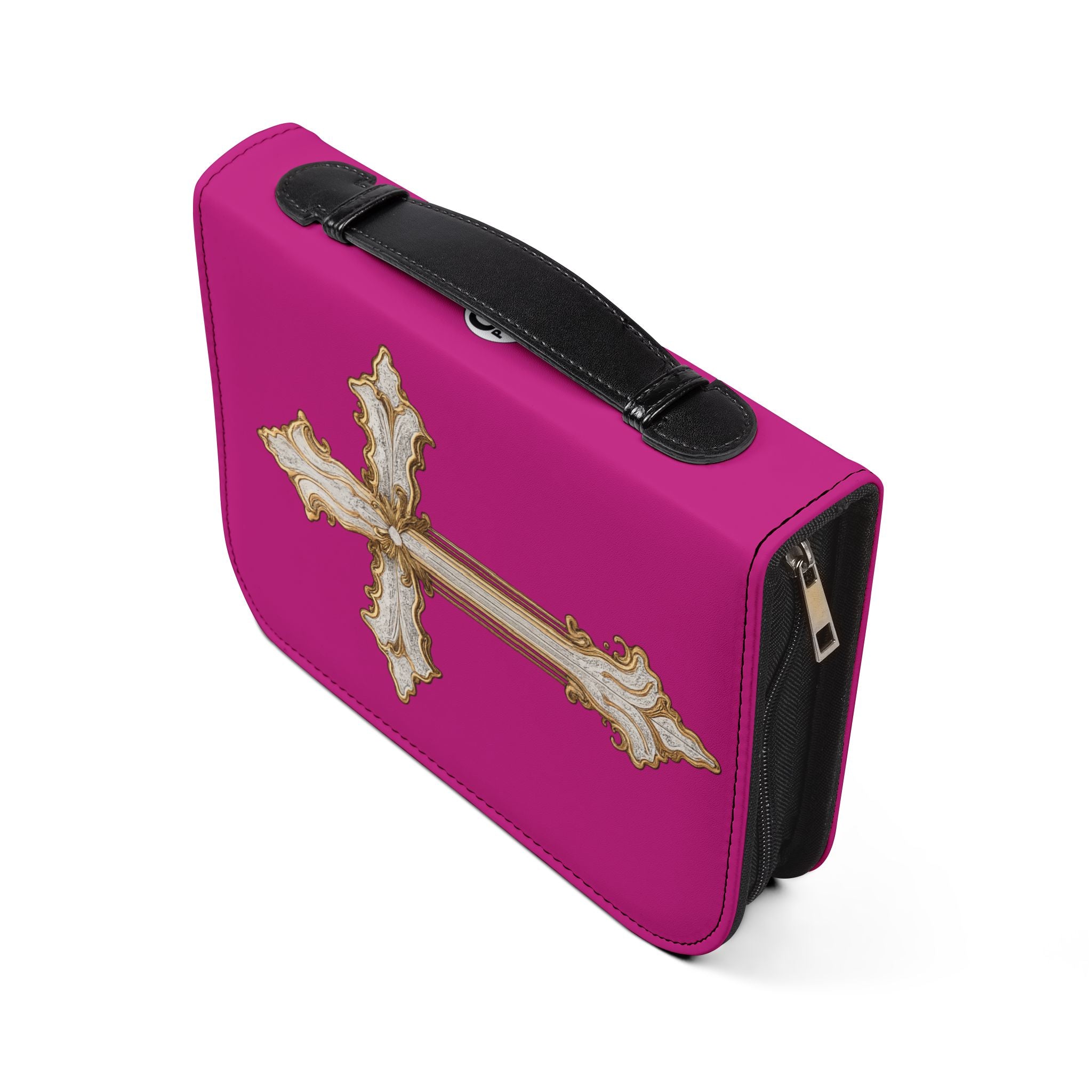 "My Worship Is Loud Because My Wounds Are Deep" Bible Cover - Rose Pink