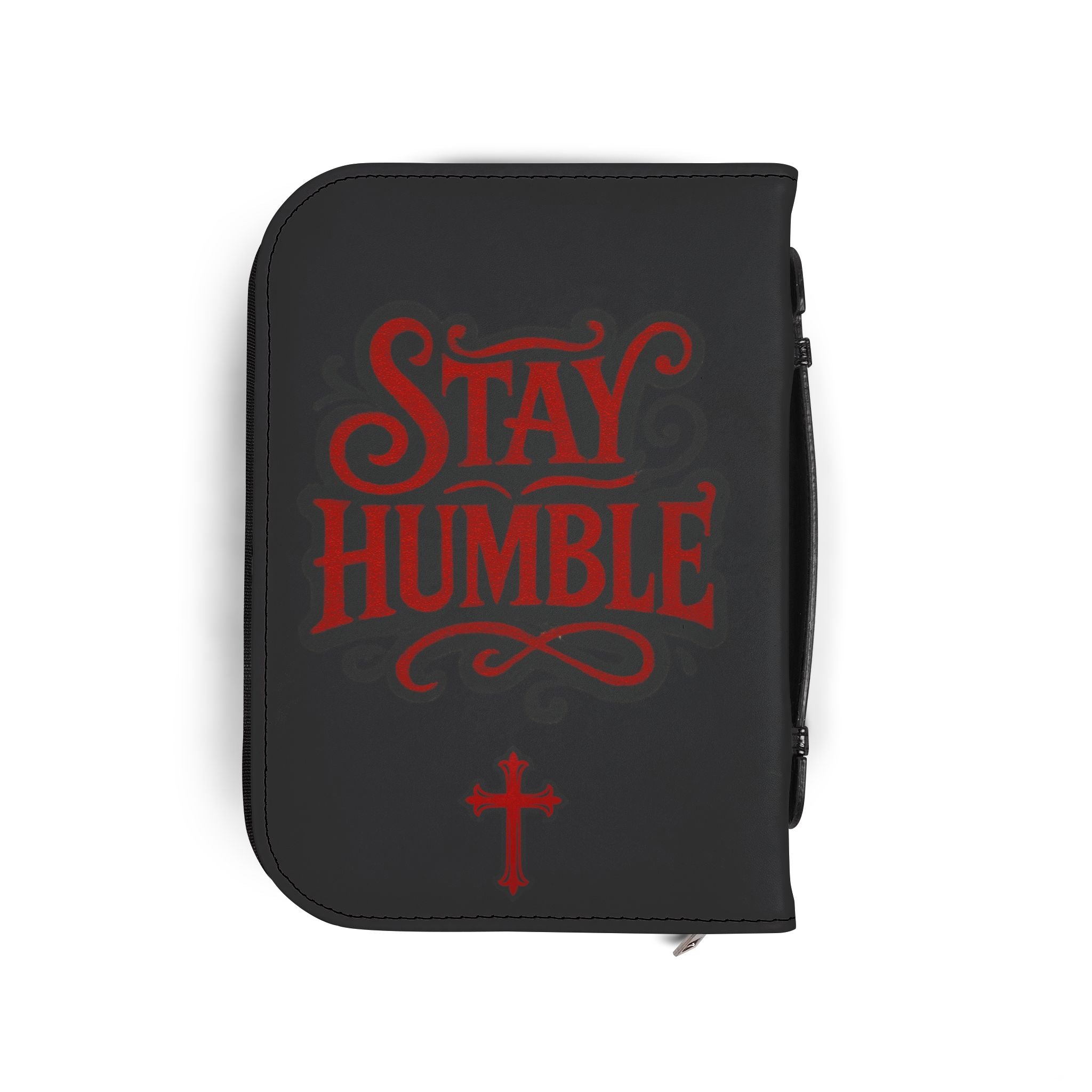 STAY HUMBLE Bible Cover - Black
