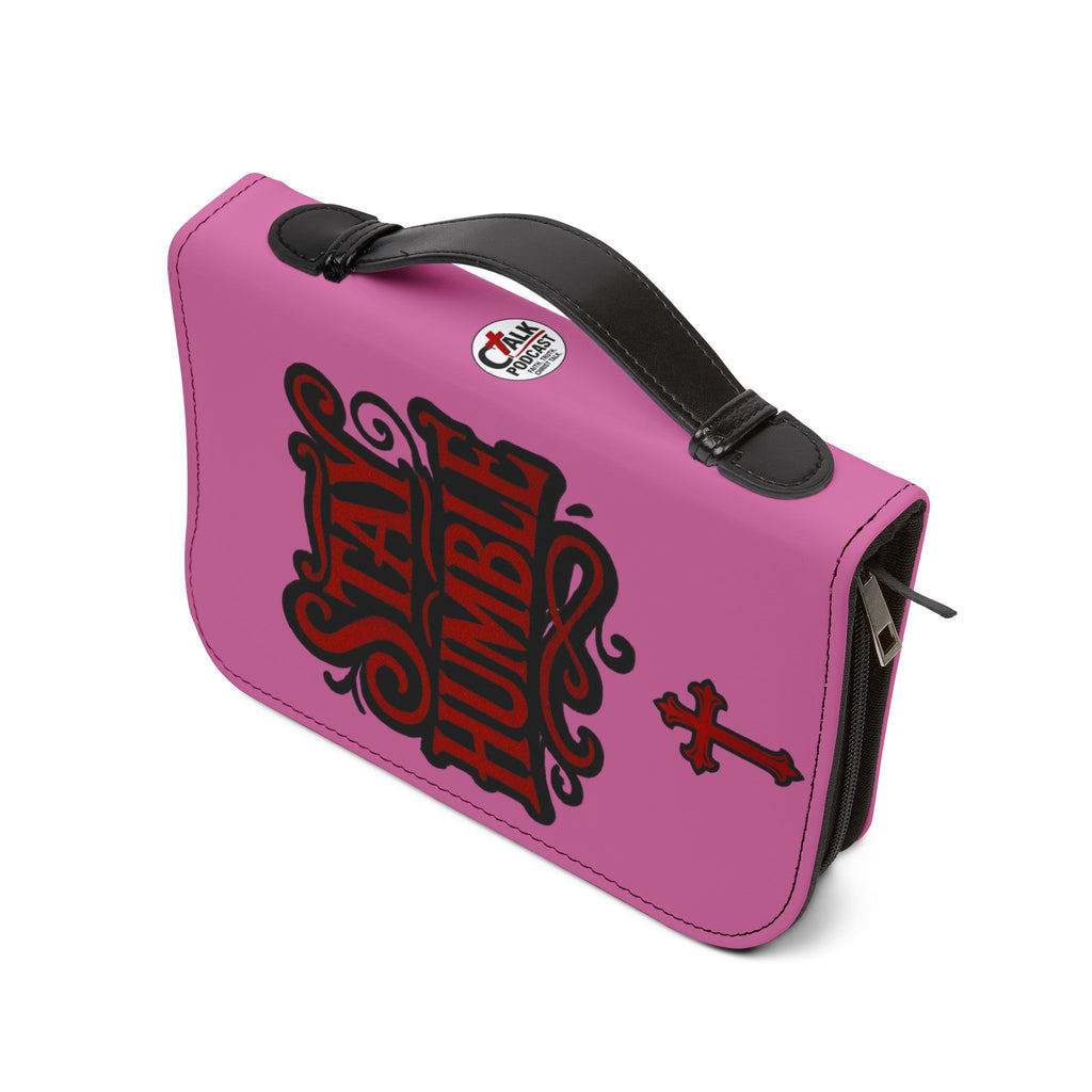 STAY HUMBLE Bible Cover - Pink