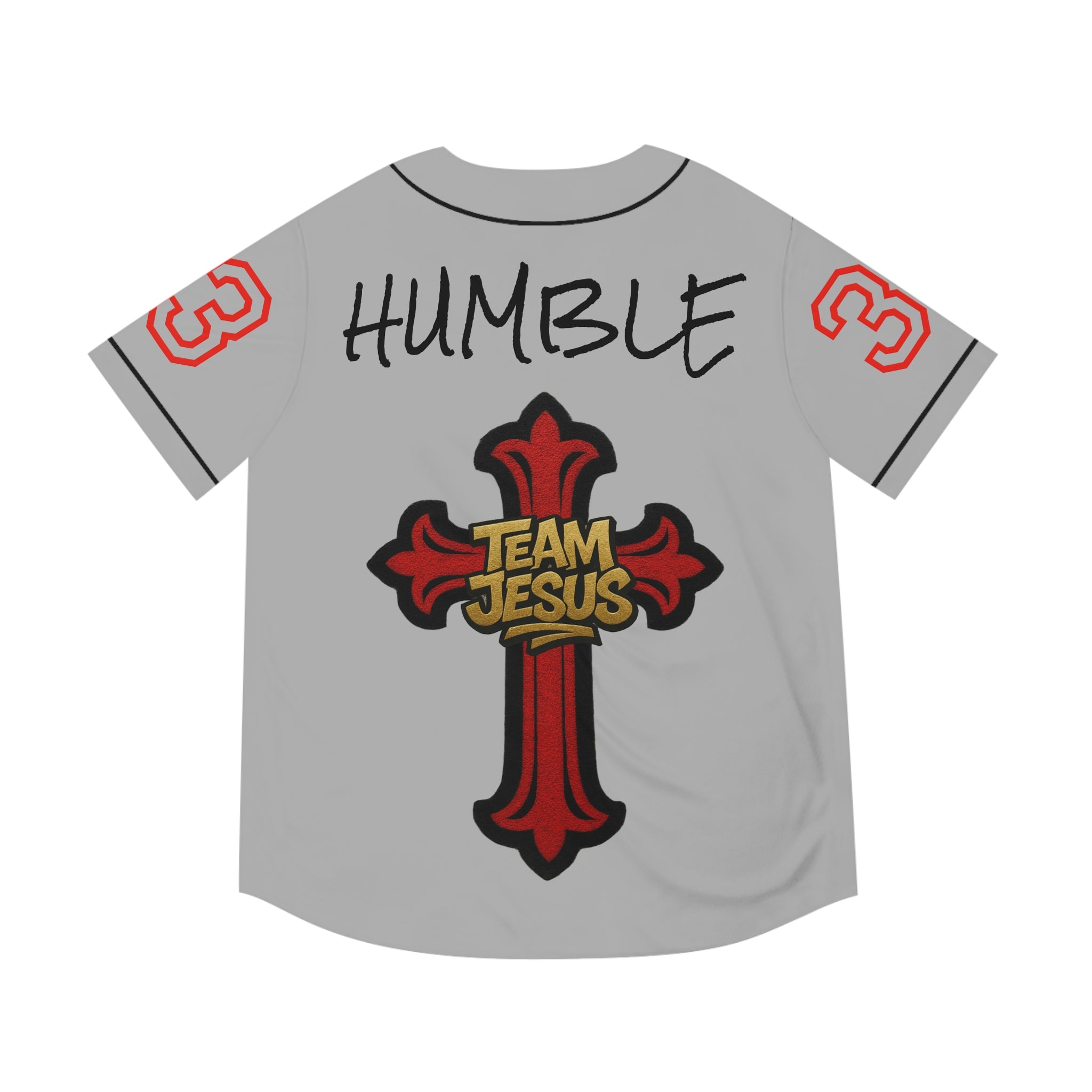 RED Team Jesus Baseball Jersey