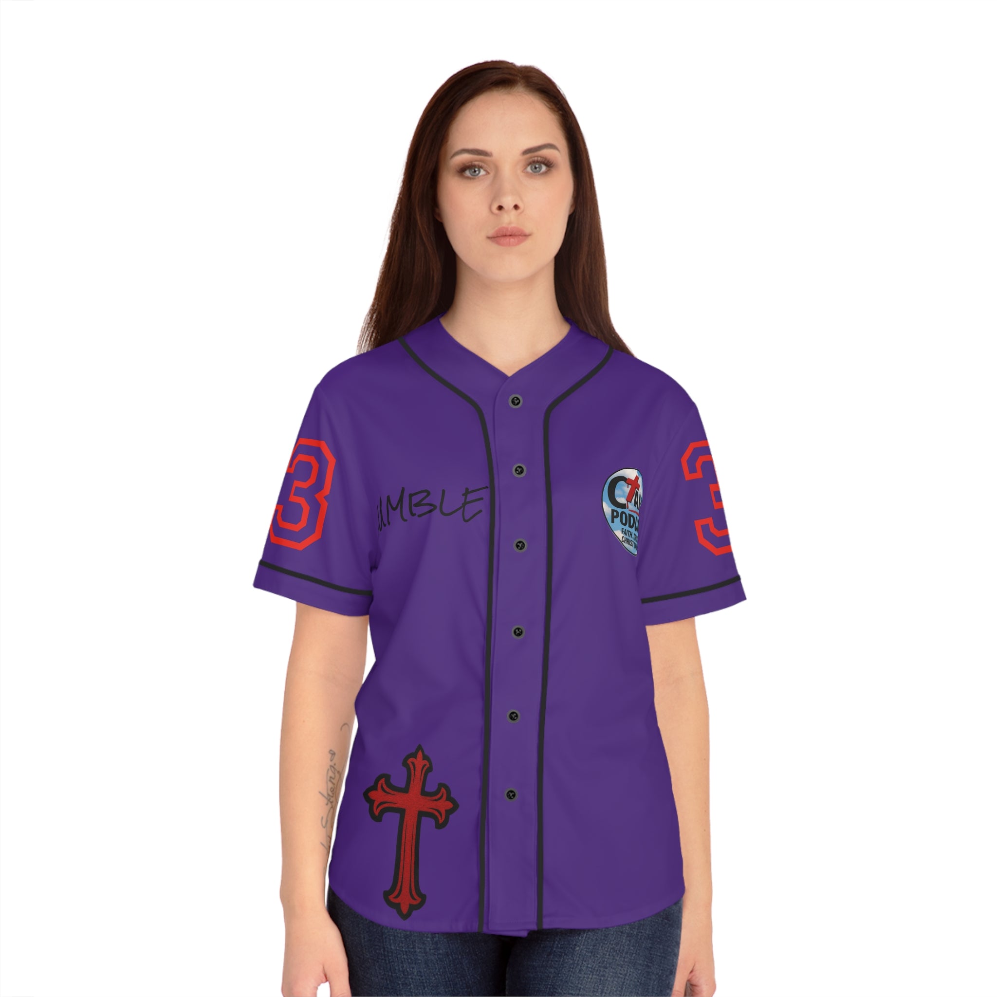 RED Team Jesus Women's Jersey