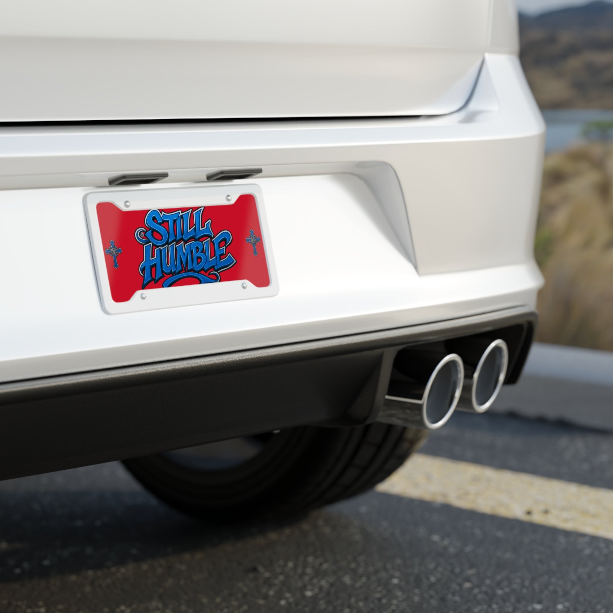 Still Humble License Plate