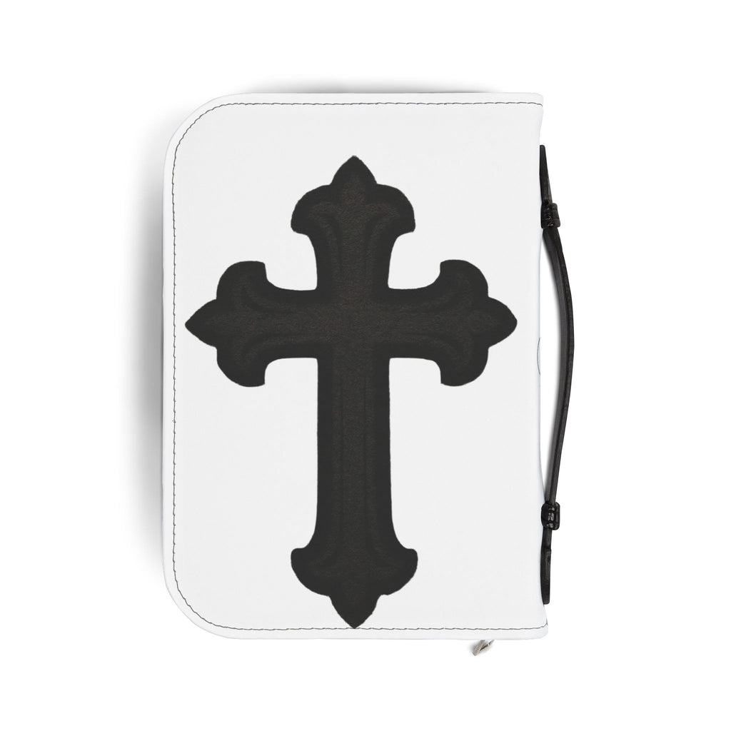 "I'm Going to Let God Fix It Because If I Fix It I'm Going to Jail" Bible Cover - White