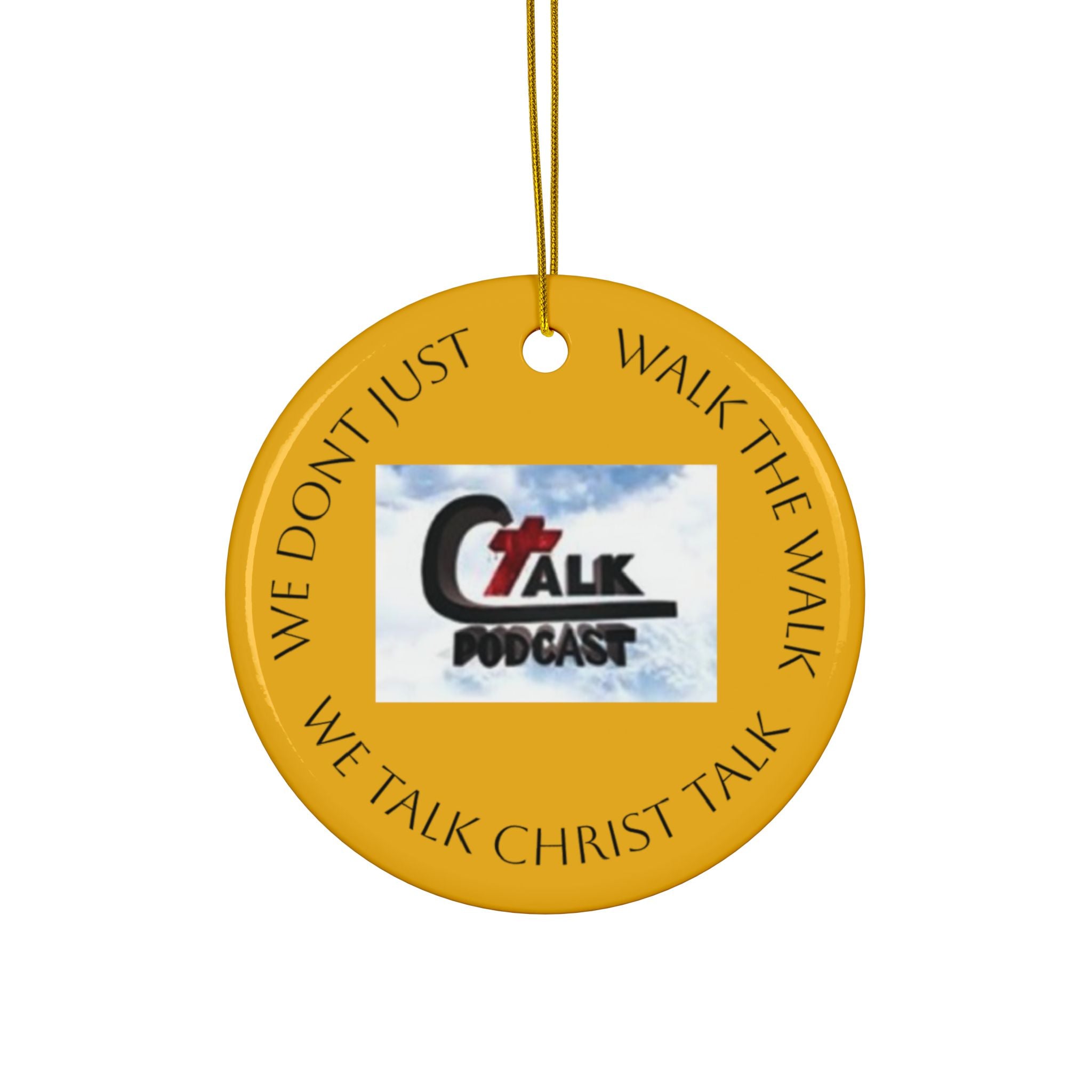 Signature Christ Talk Christmas Ornament