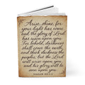 Isaiah 60:1-2 Notebook