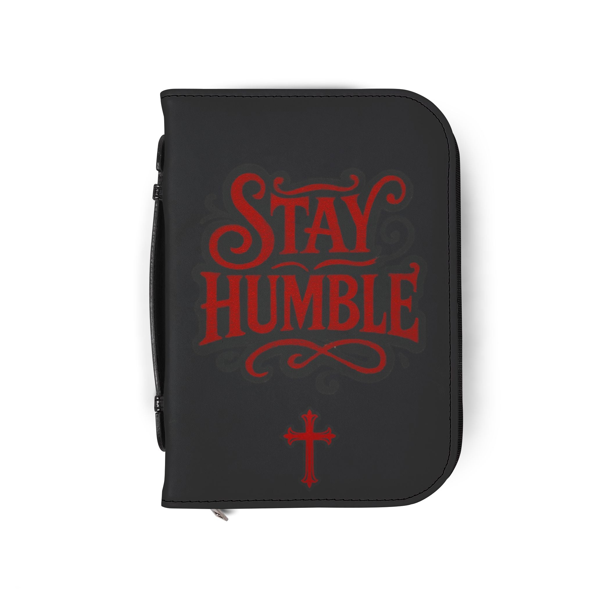 STAY HUMBLE Bible Cover - Black