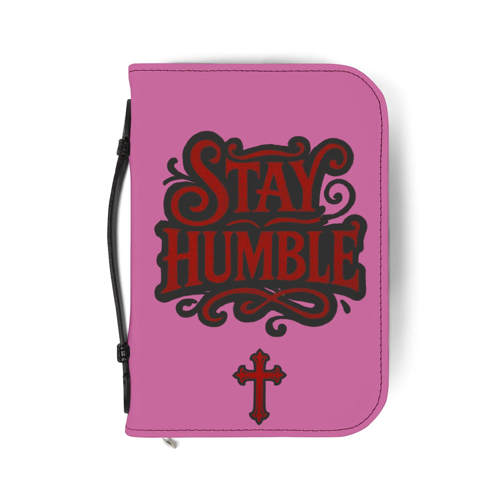 STAY HUMBLE Bible Cover - Pink