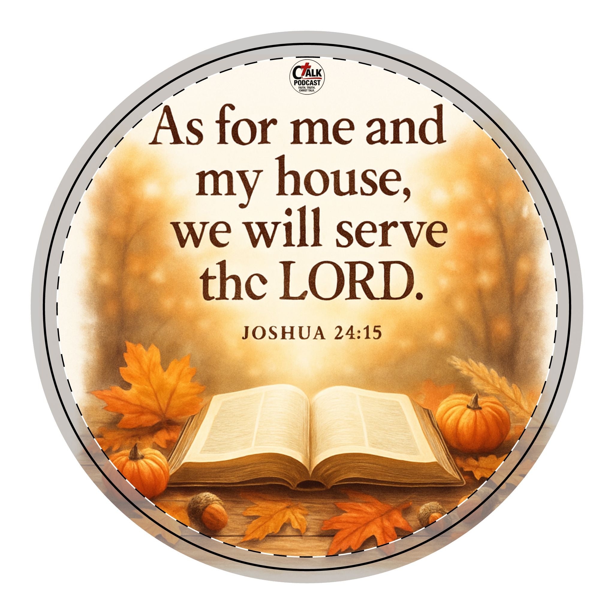 JOSHUA 24:15 Wood Sign