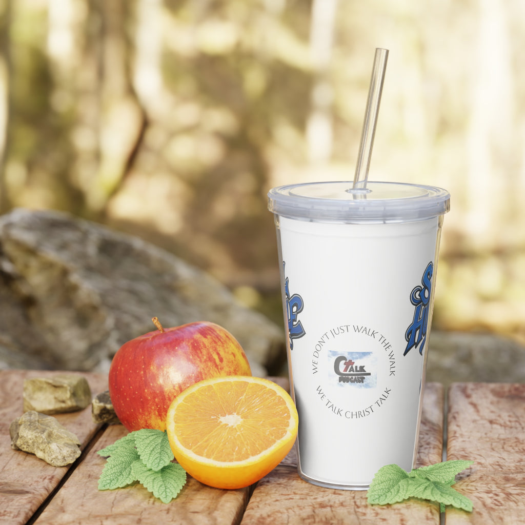 Still Humble Plastic Tumbler with Straw