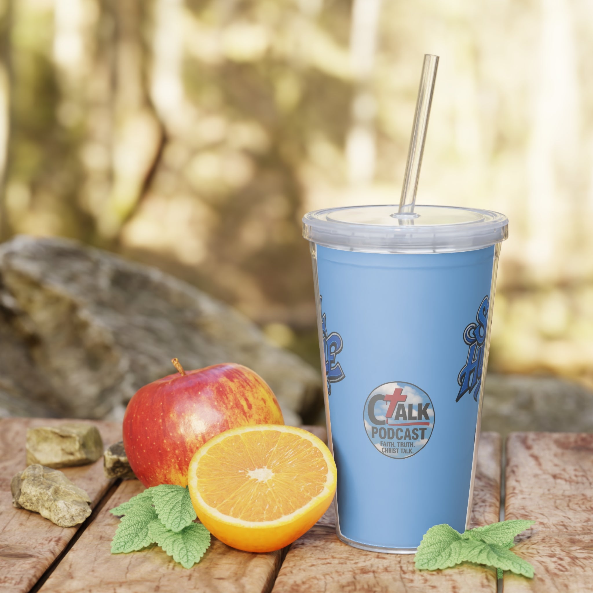 Still Humble Plastic Tumbler with Straw