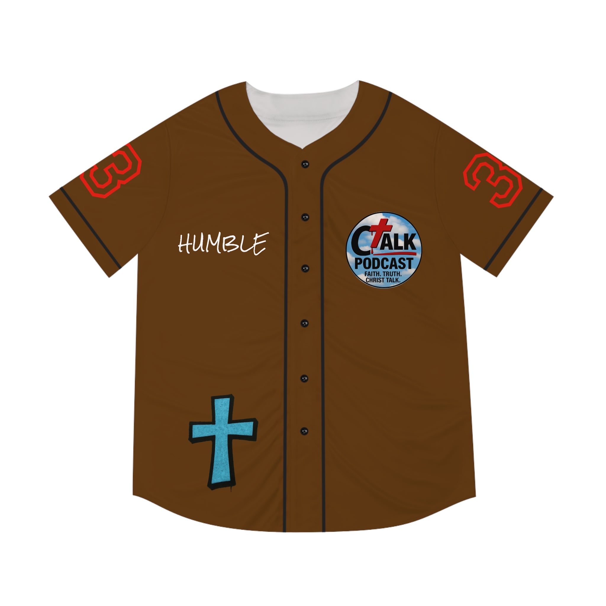 BLUE Team Jesus Baseball Jersey