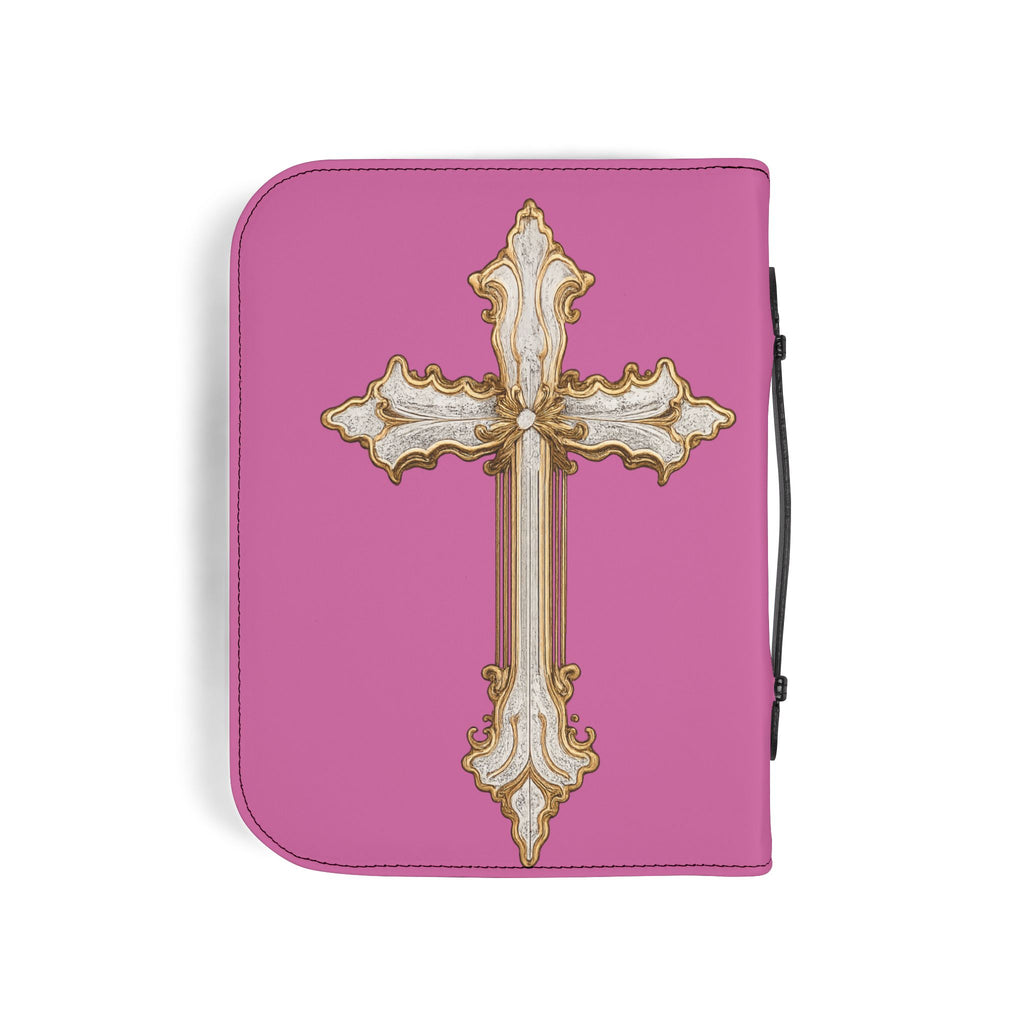 "I'm Going to Let God Fix It Because If I Fix It I'm Going to Jail" Bible Cover - Pink