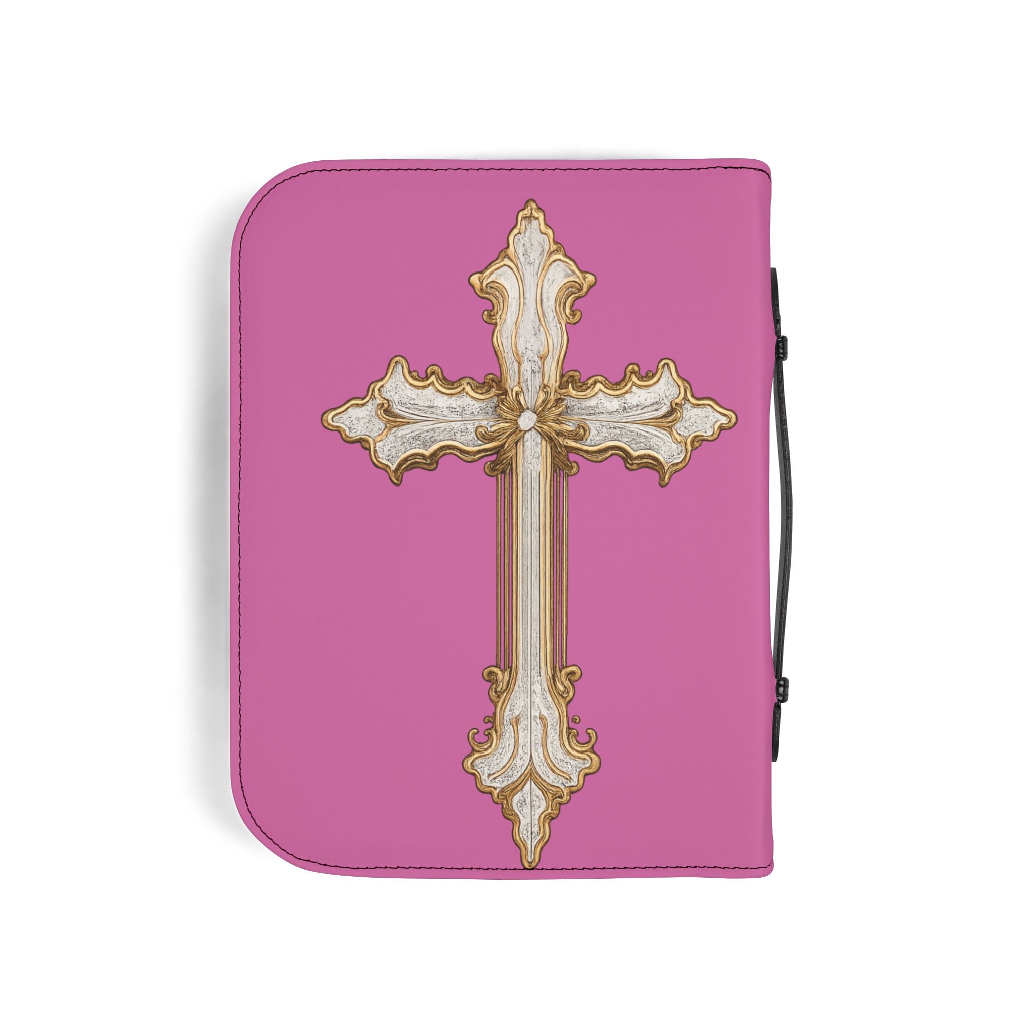 "I'm Going to Let God Fix It Because If I Fix It I'm Going to Jail" Bible Cover - Pink