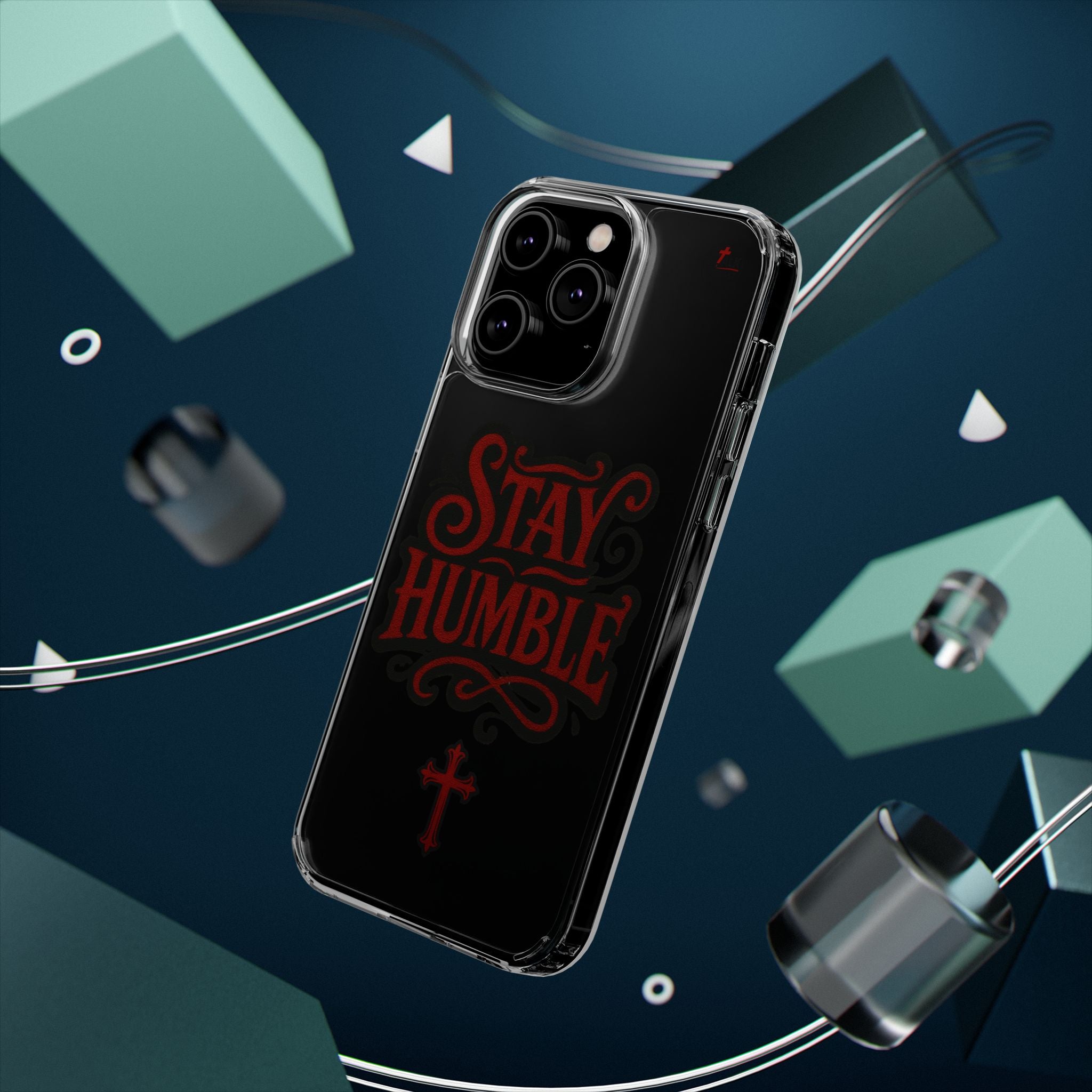 Stay Humble Clear Impact-Resistant Phone Case