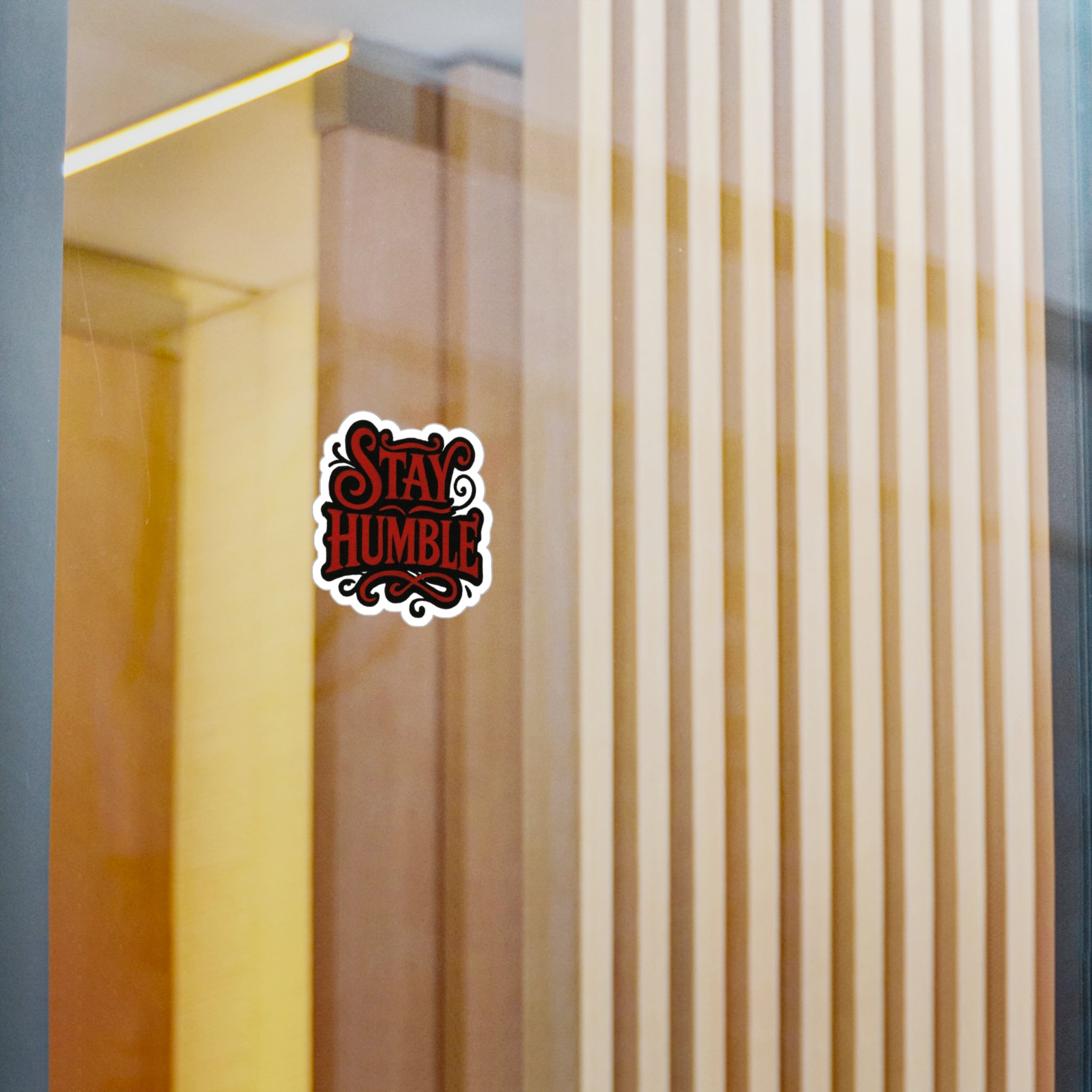 Stay Humble Vinyl Sticker