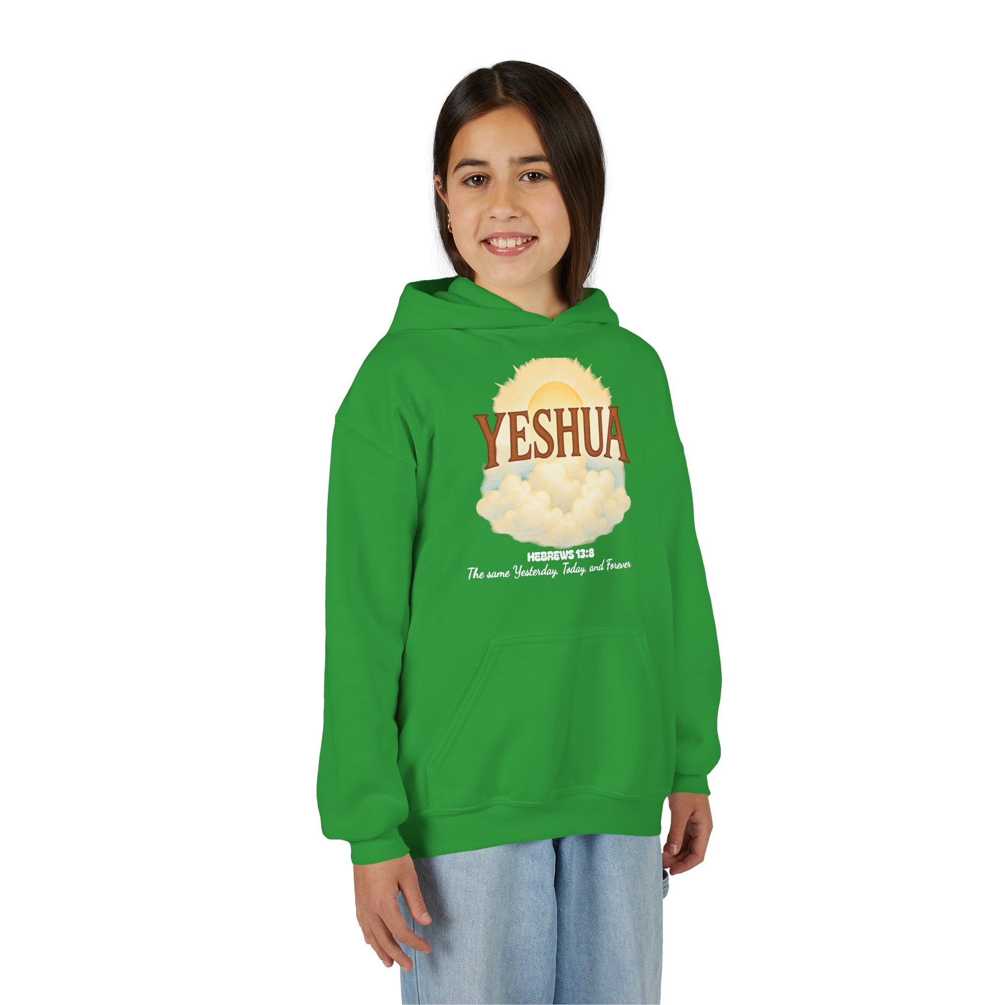 YESHUA Heb. 13:8 KIDS Hoodie
