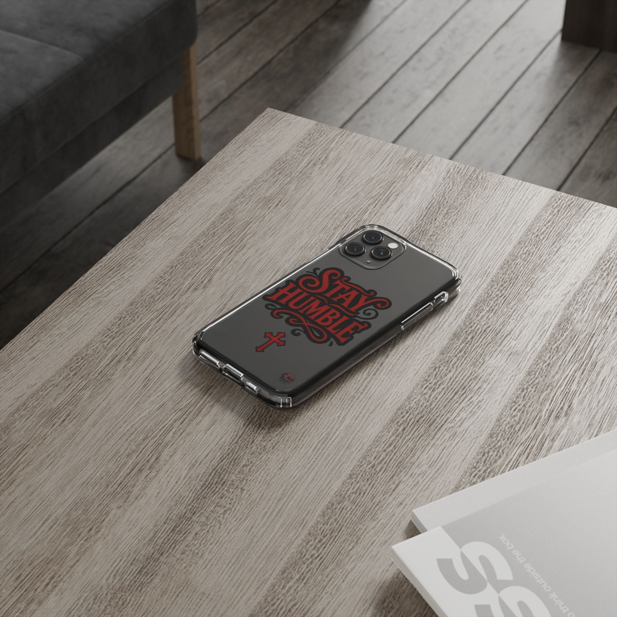 Stay Humble Clear Impact-Resistant Phone Case