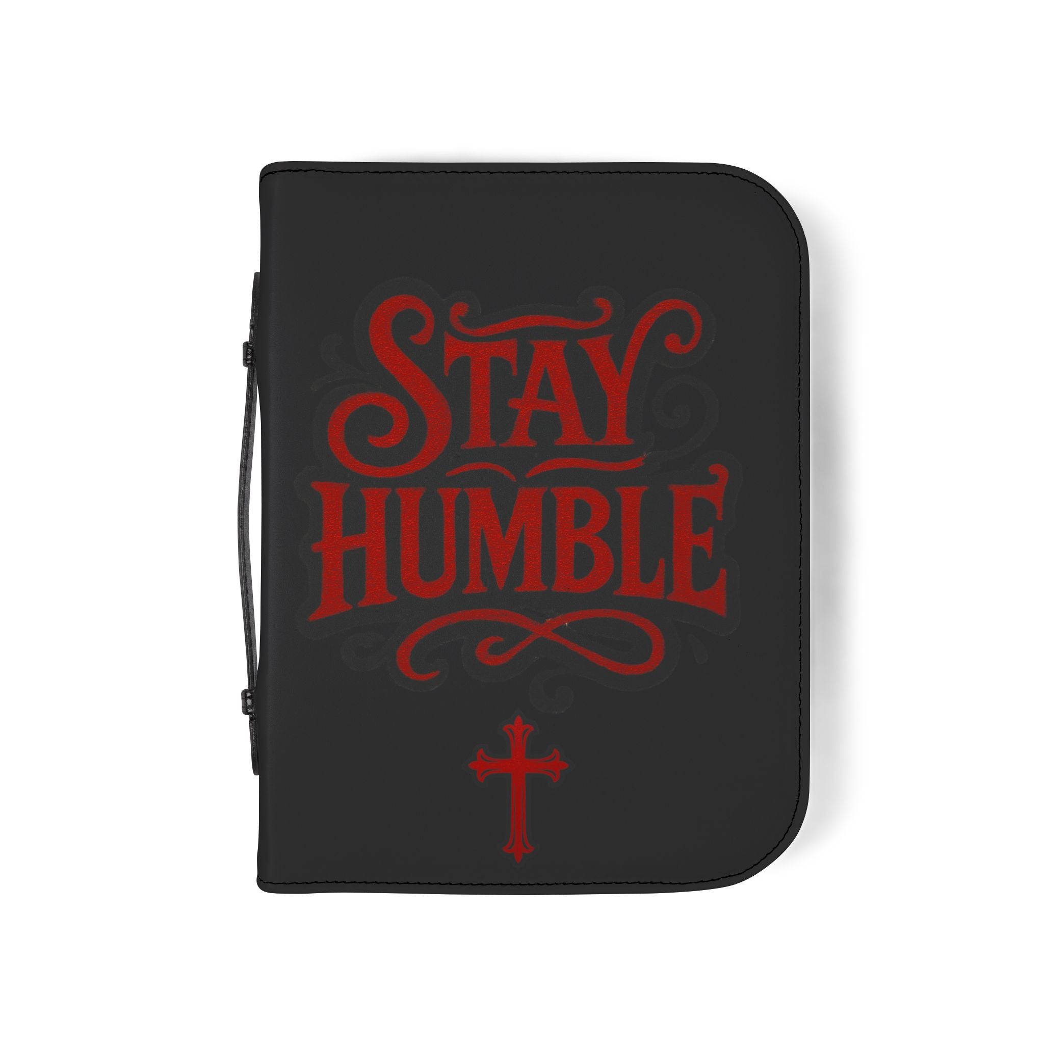 STAY HUMBLE Bible Cover - Black