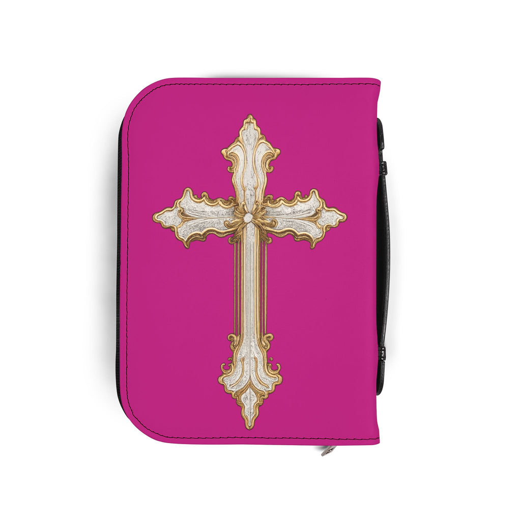 "My Worship Is Loud Because My Wounds Are Deep" Bible Cover - Rose Pink