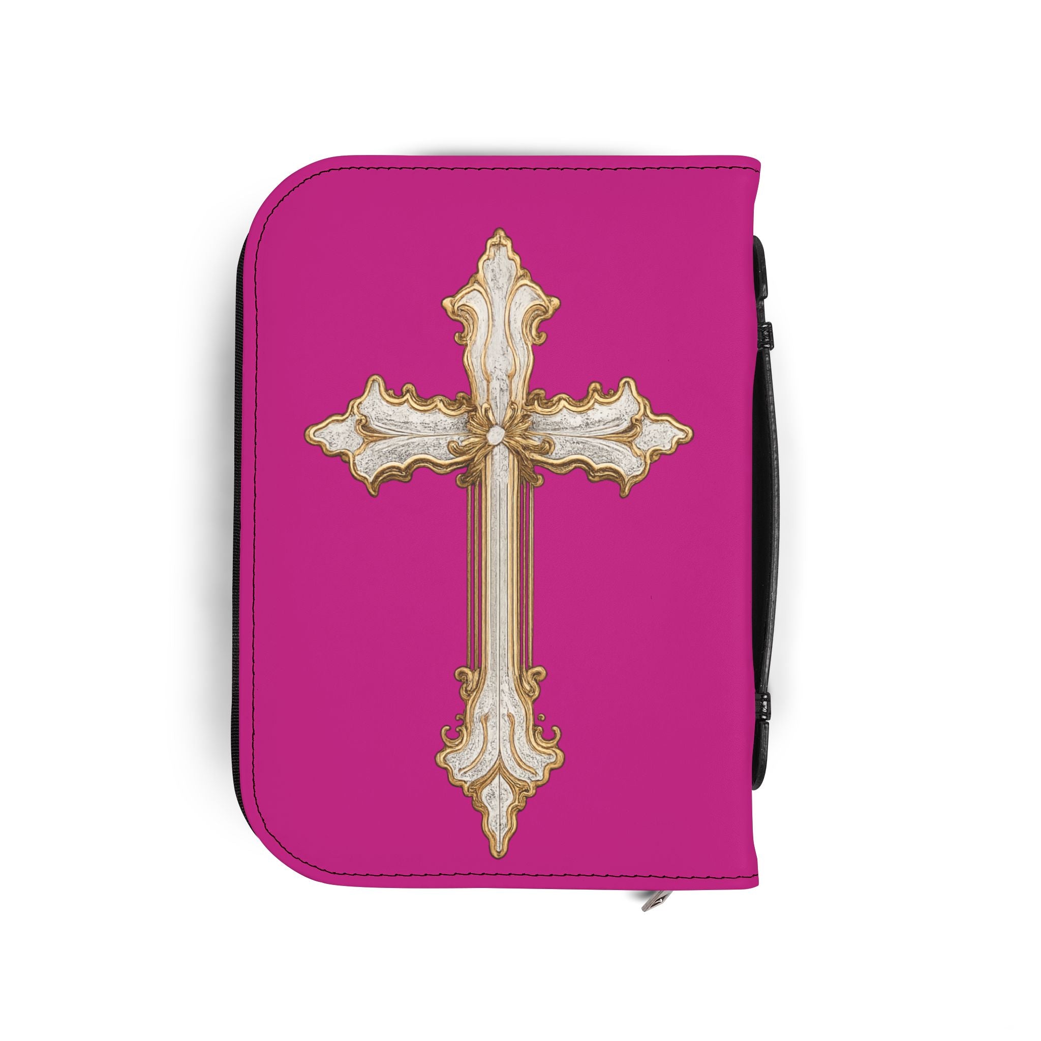 "My Worship Is Loud Because My Wounds Are Deep" Bible Cover - Rose Pink