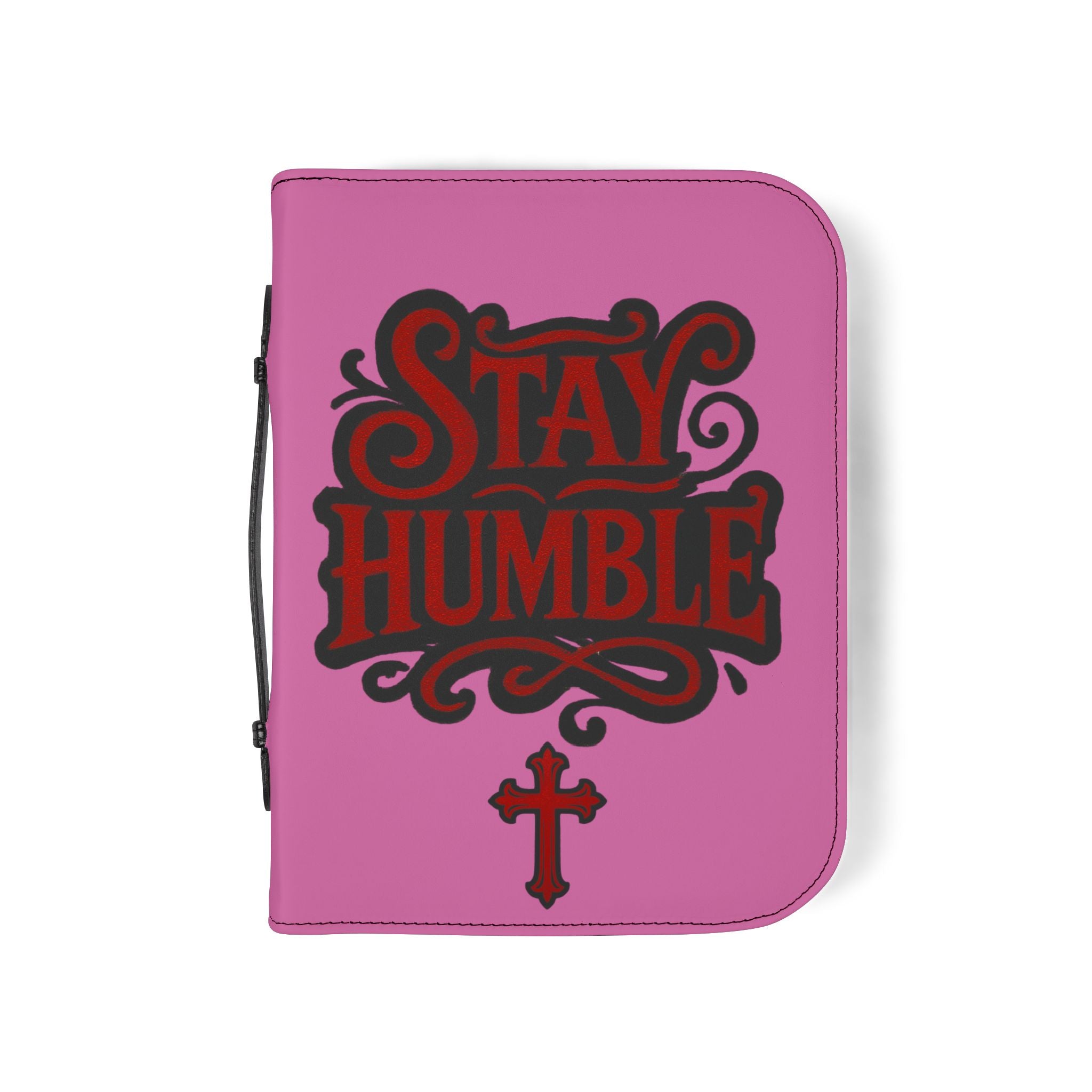 STAY HUMBLE Bible Cover - Pink