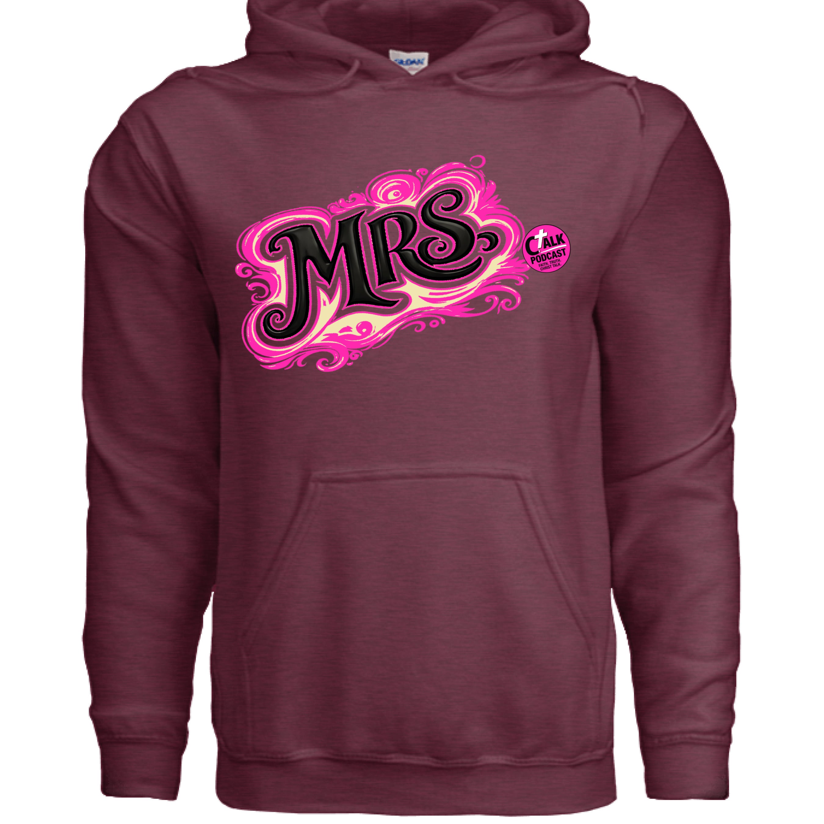 Heather Sport Dark Maroon - FRONT